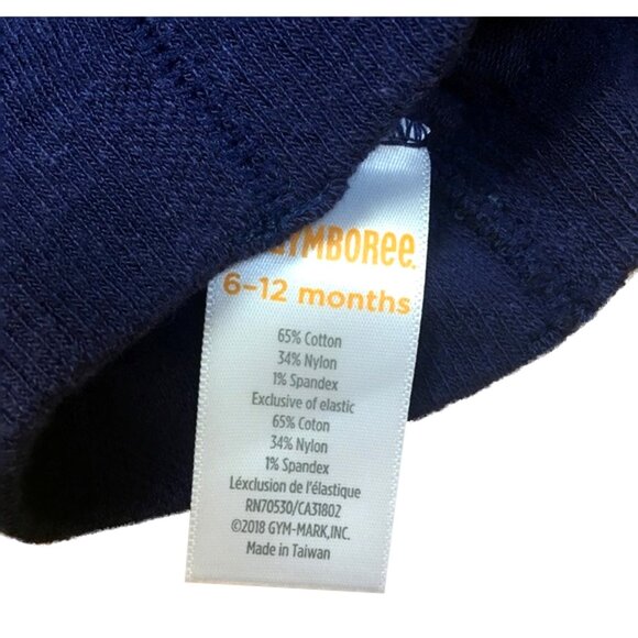 Brand New without Tag Gymboree Baby Leggings, Navy Blue with stripes along the s - Picture 3 of 3